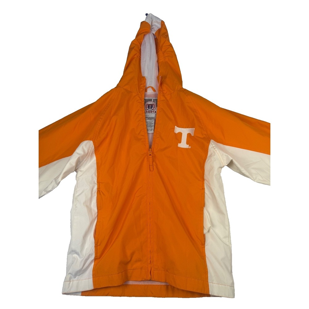 Genuine Stuff Tennessee Volunteers Youth Small 8 Windbreaker Jacket Orange Zip